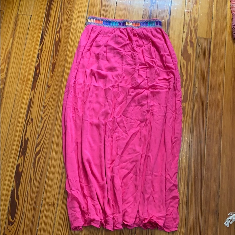 Pink skirt